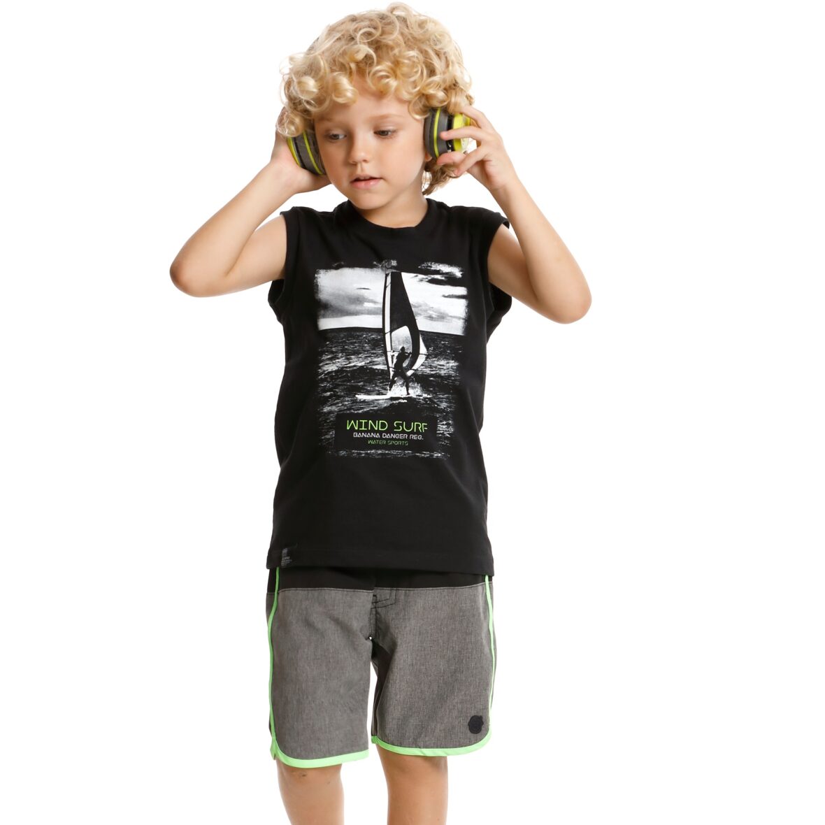 Conjunto Infantil Wind Surf Banana Danger