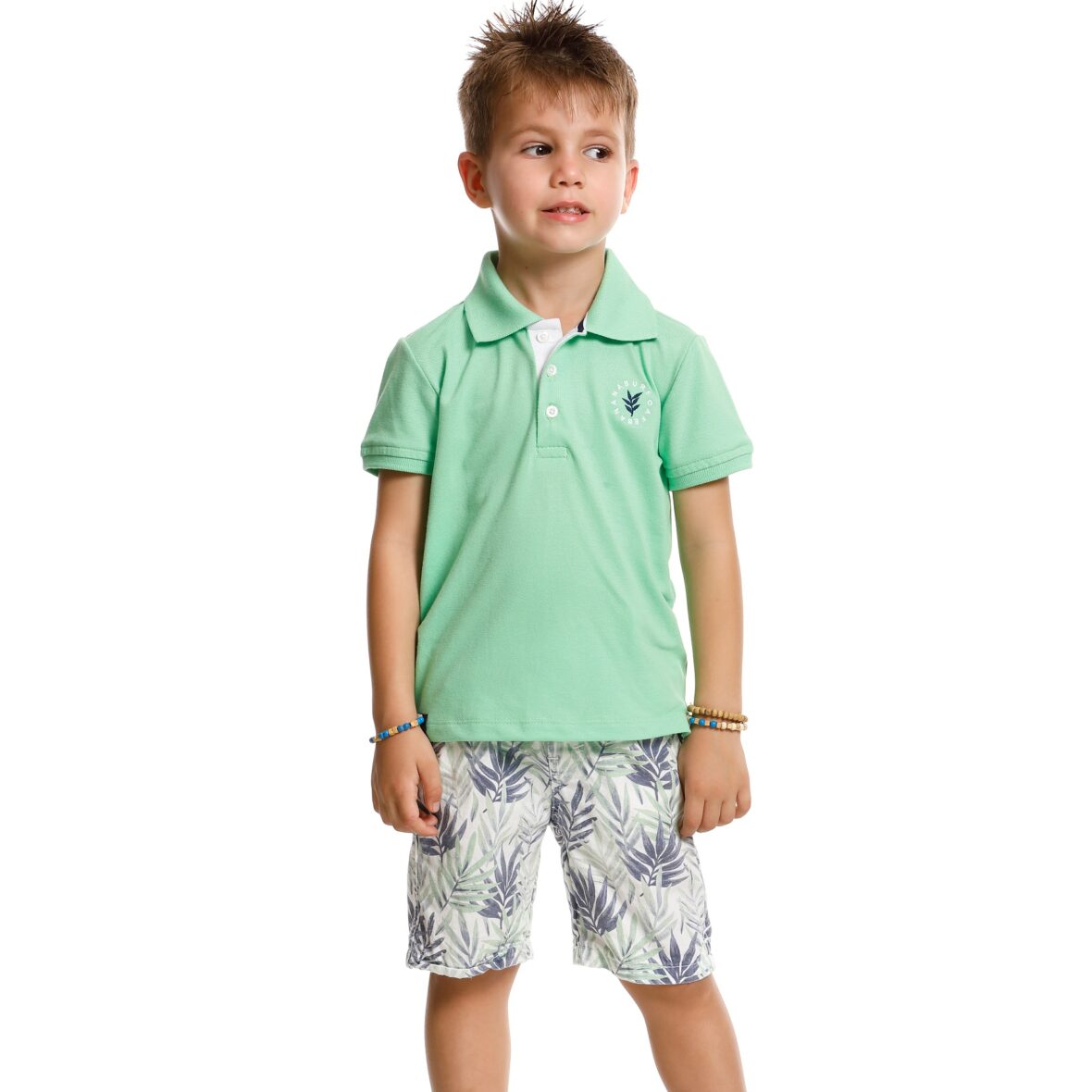 Conjunto Infantil Polo Leaf Banana Danger