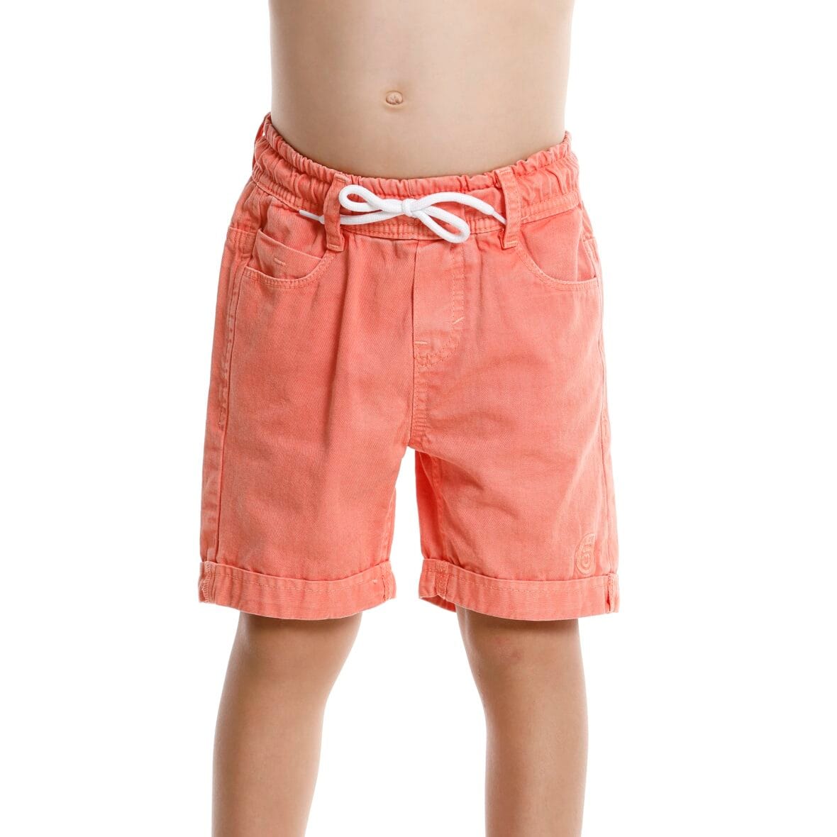 Bermuda Infantil Sarja Essencial Color Banana Danger