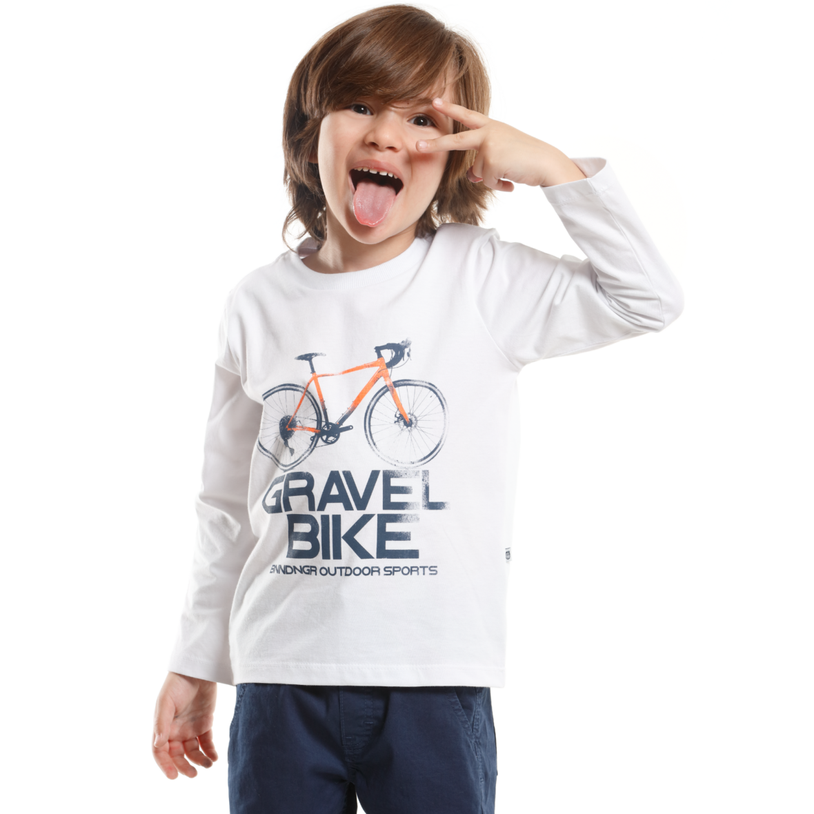 Camiseta Infantil Creative Gravel Bike Banana Danger