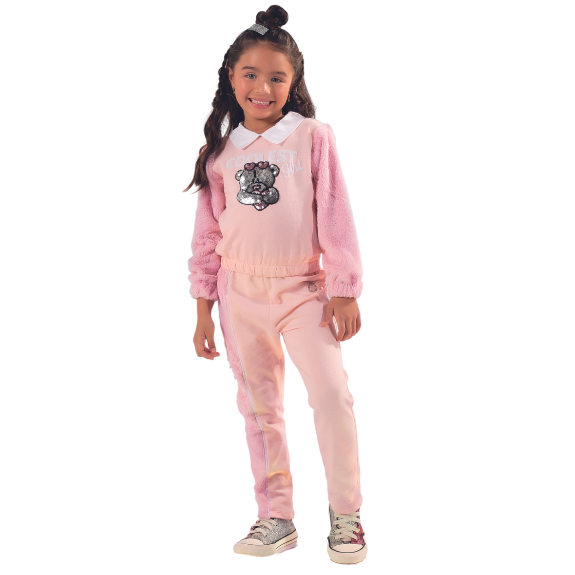 Conjunto Infantil Collest Girl Gabriela Aquarela