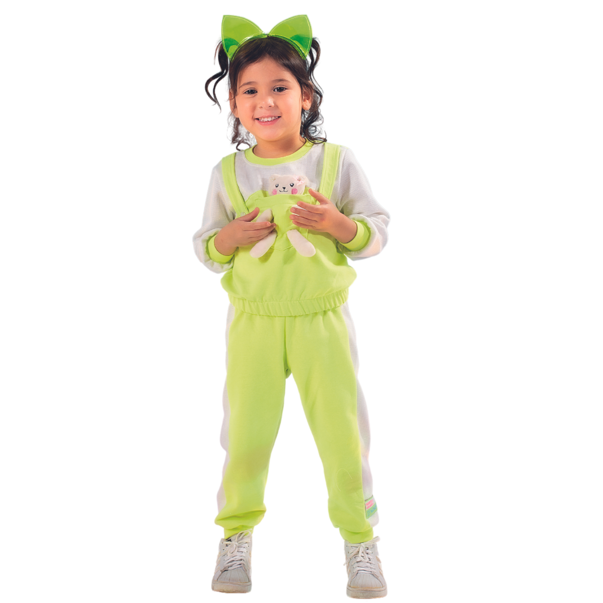 Conjunto Infantil Urso 3D Gabriela Aquarela