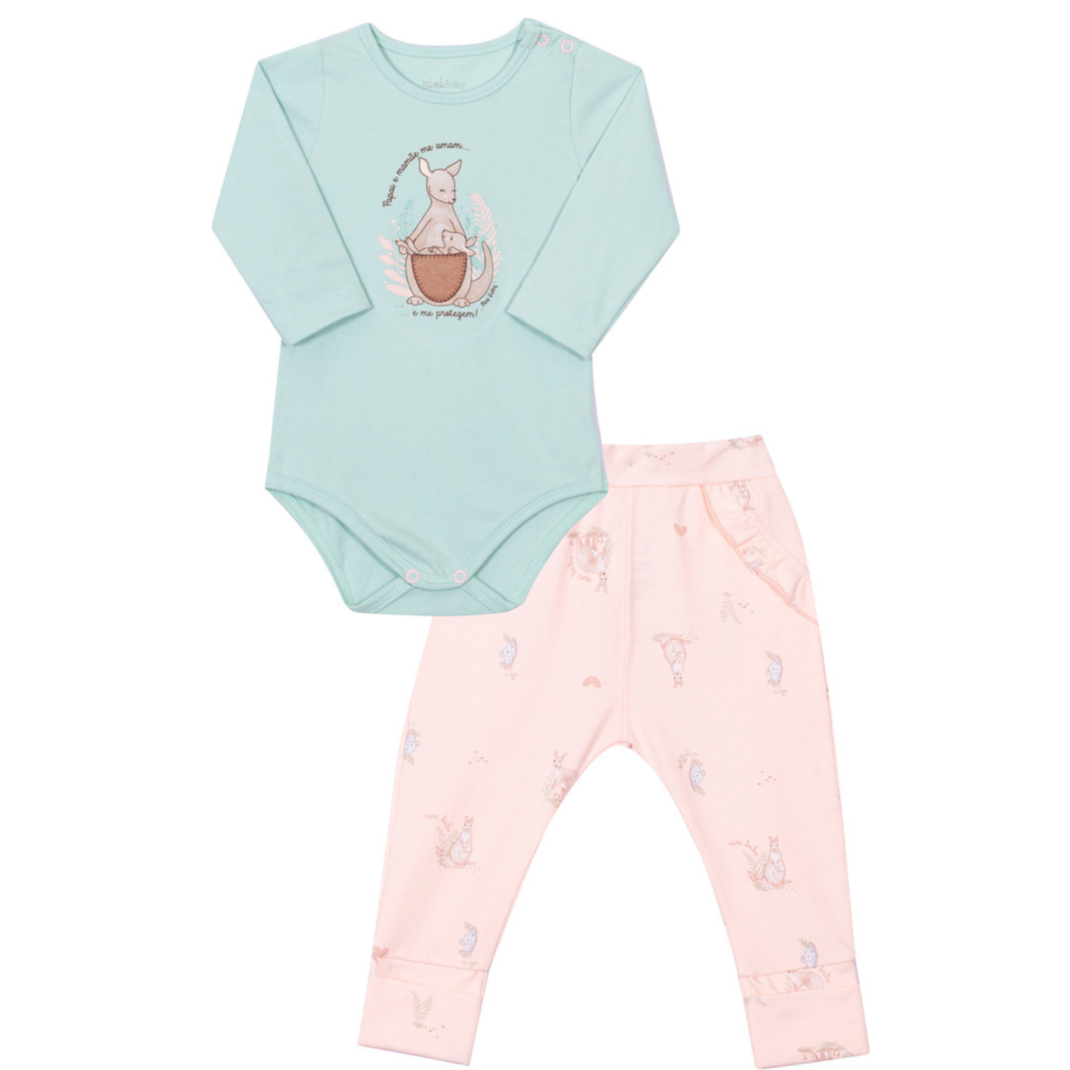 Conjunto Bebê Menina Canguru Nini & Bambini