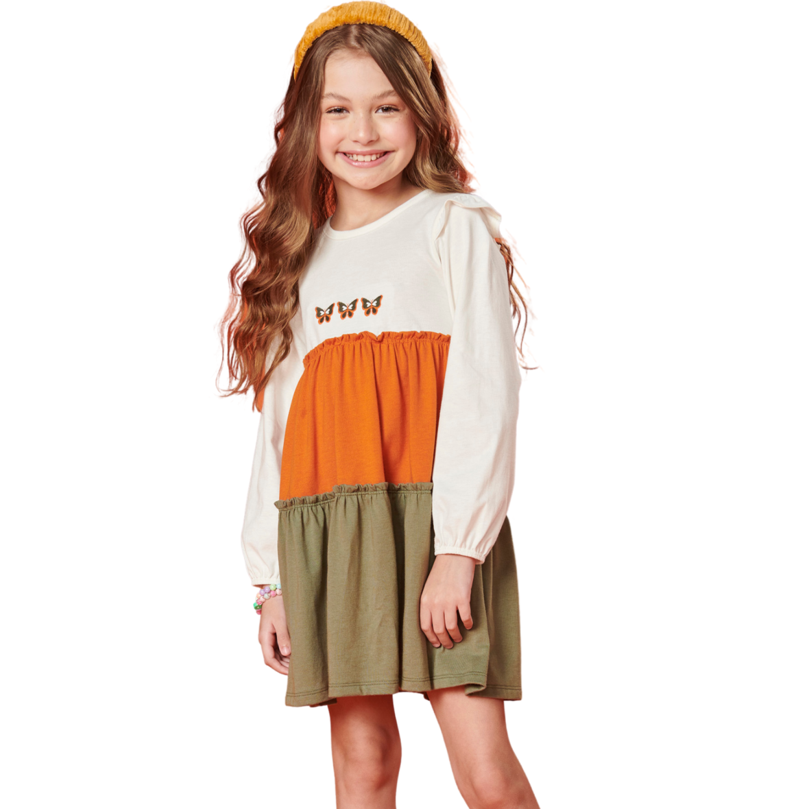 Vestido Infantil Butterfly Colors Infanti