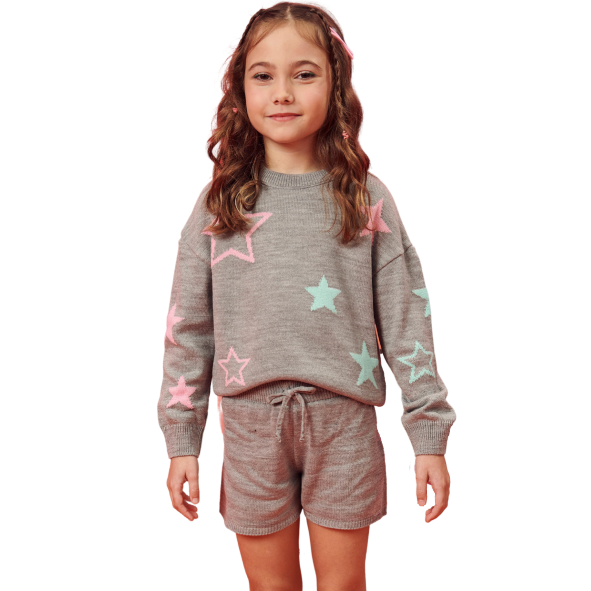 Conjunto Infantil Happy Stars em Tricot Infanti