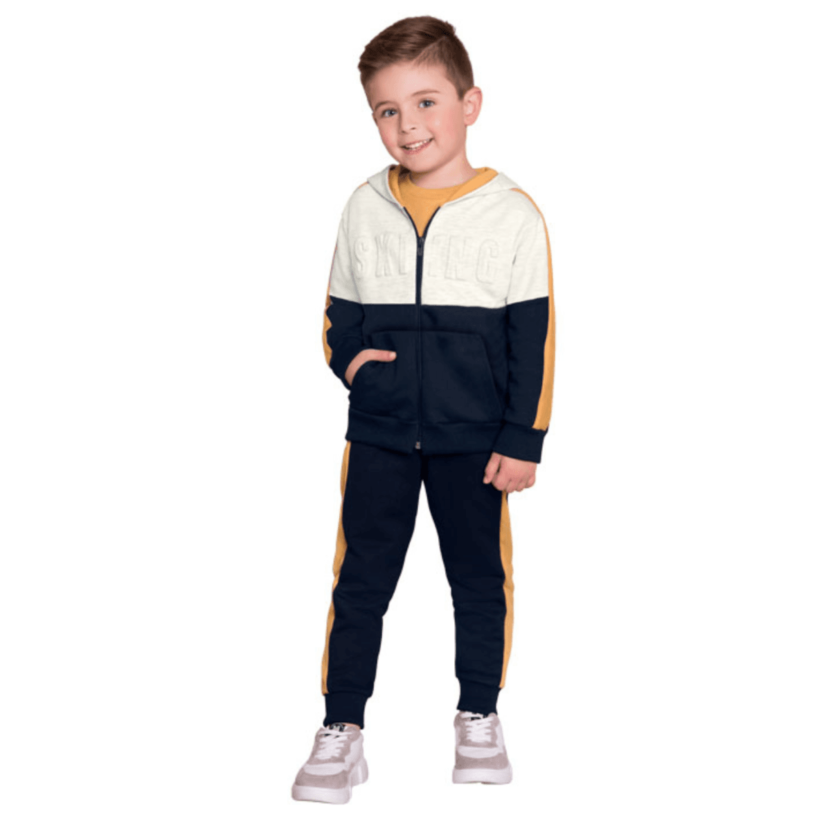 Conjunto Infantil Moletom Peluciado Milon