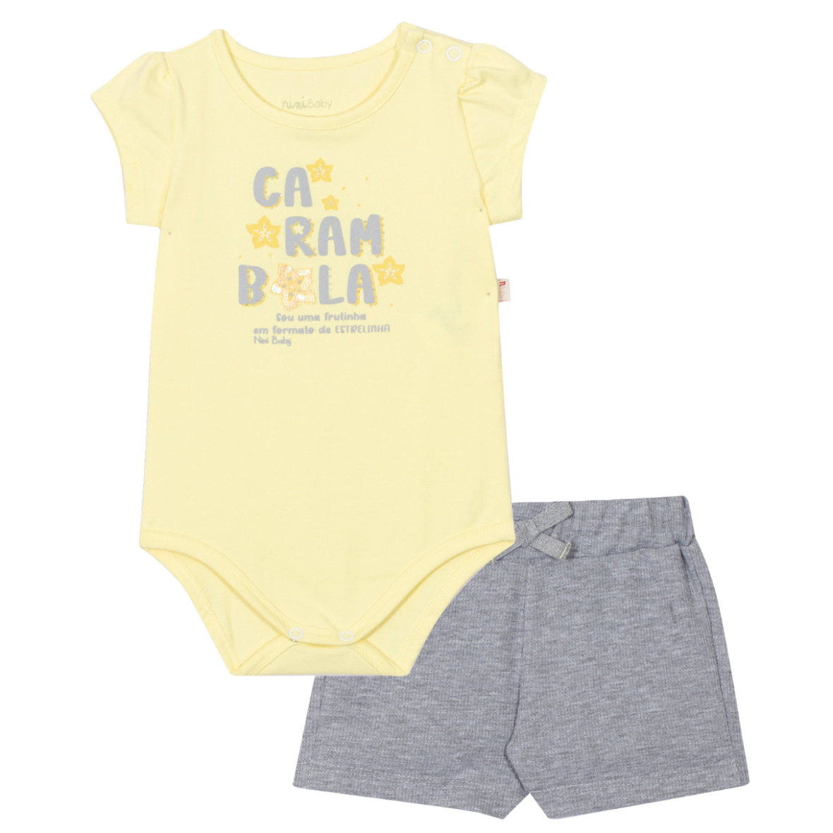 Conjunto Bebê Menina Carambola Nini & Bambini