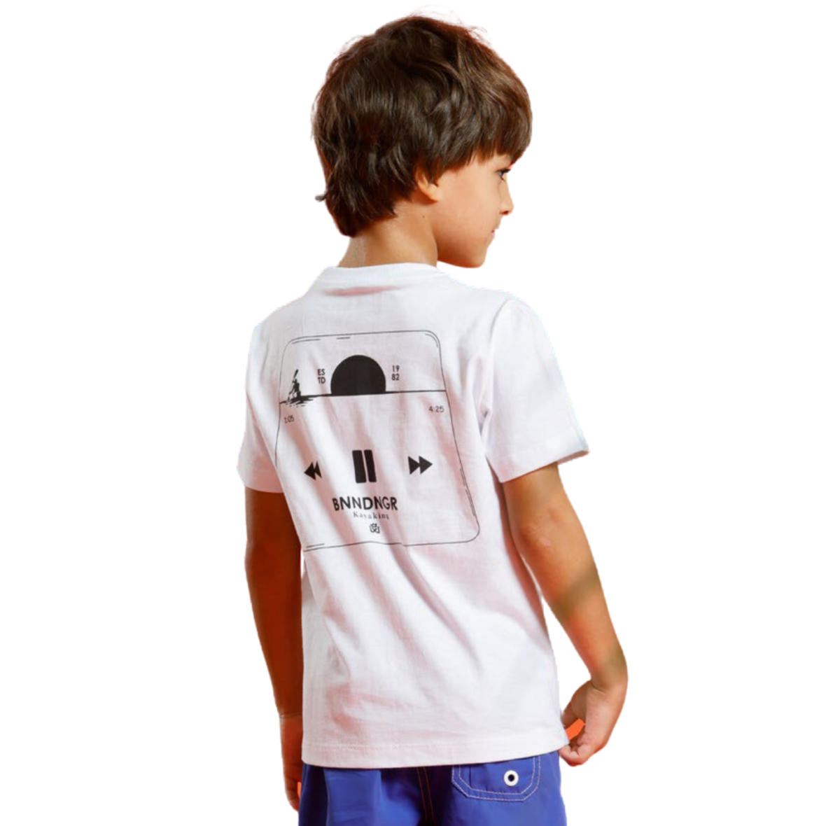 Camiseta Infantil Creative Kayakyng Banana Danger