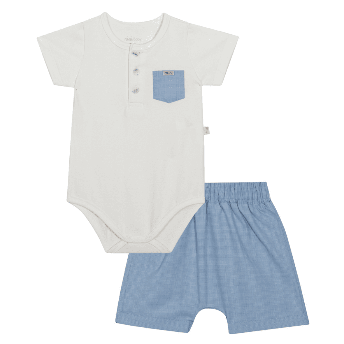 Conjunto Bebê Menino Botões Nini & Bambini