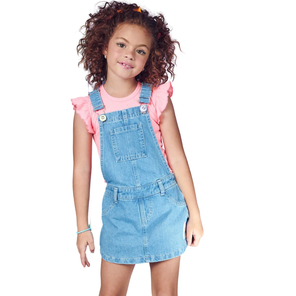 JARDINEIRA INFANTIL JEANS INFANTI