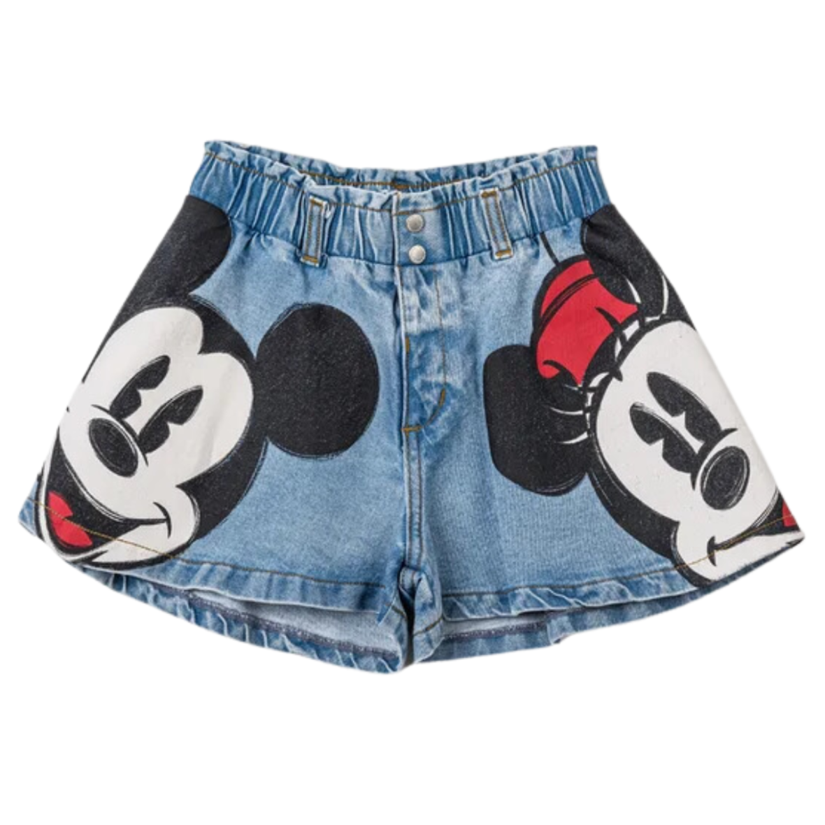 Short Jeans Infantil Mickey Animê