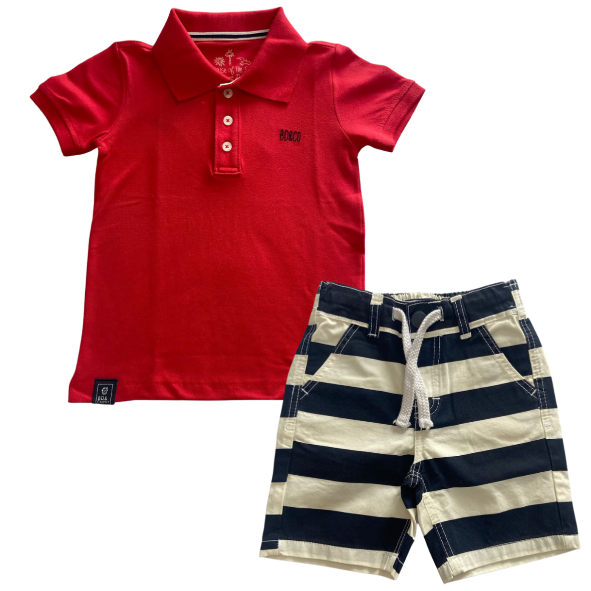 Conjunto Infantil Polo Sarja Party Banana Danger