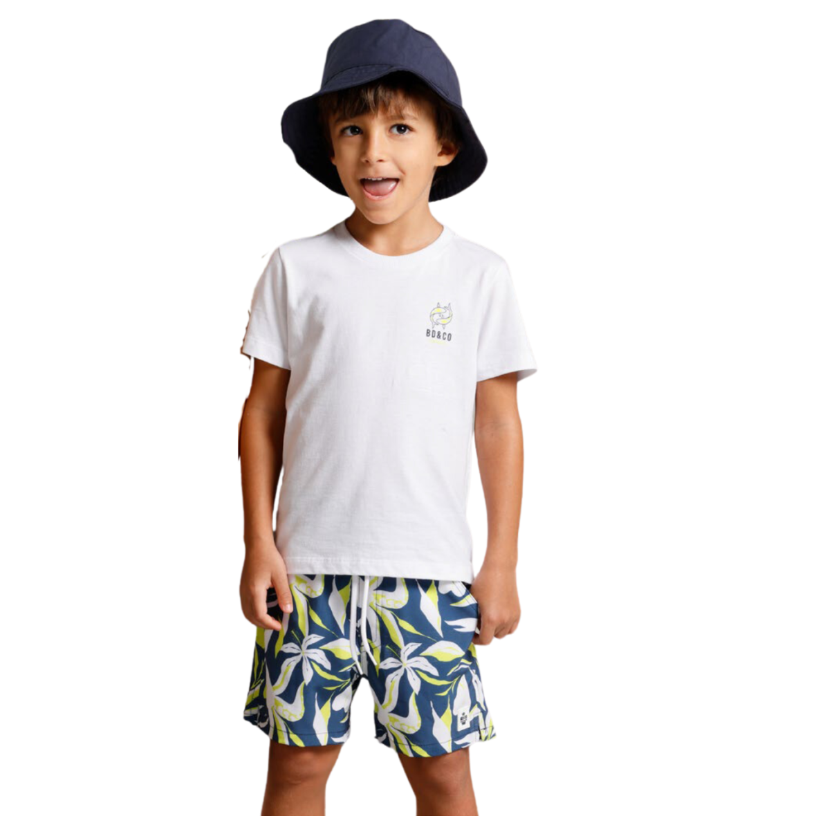 Conjunto Infantil Camiseta Big Waves Banana Danger