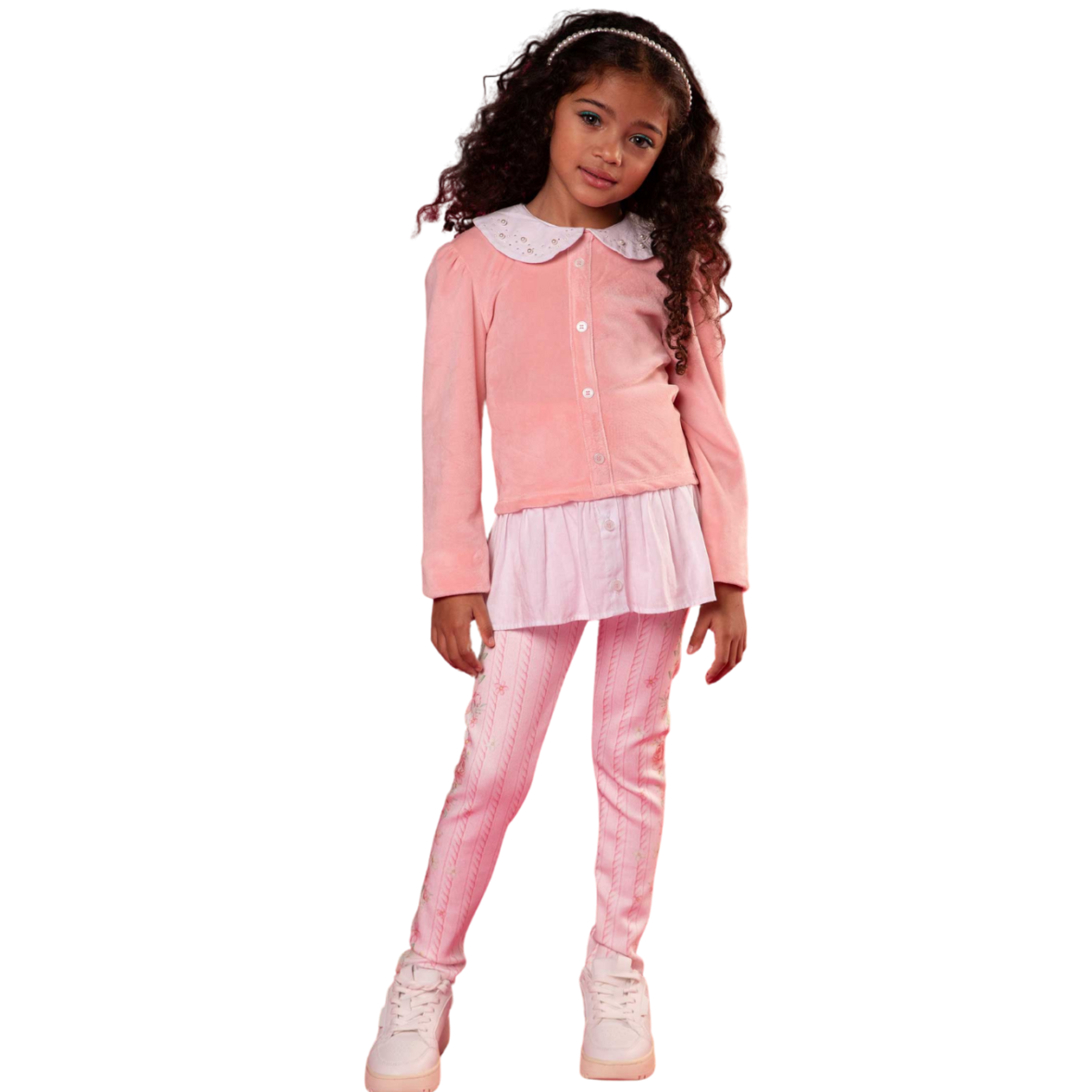 Conjunto Infantil de Blusa e Legging Infanti