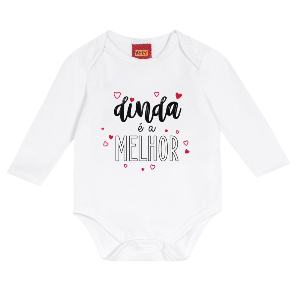 Body Unissex em Cotton Dinda é a Melhor Kyly