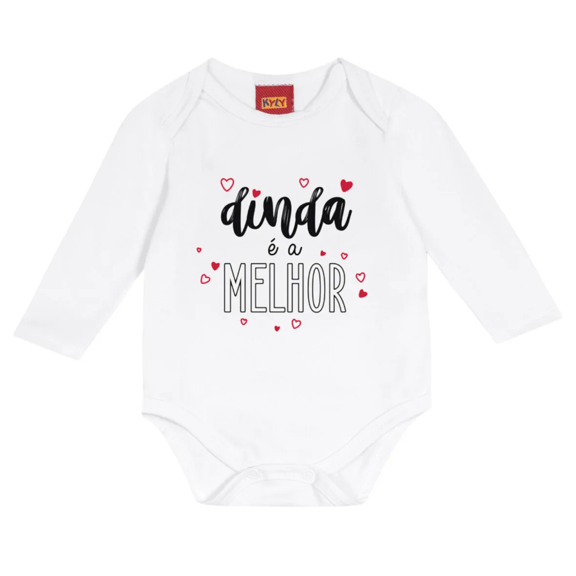 Body Unissex em Cotton Dinda é a Melhor Kyly