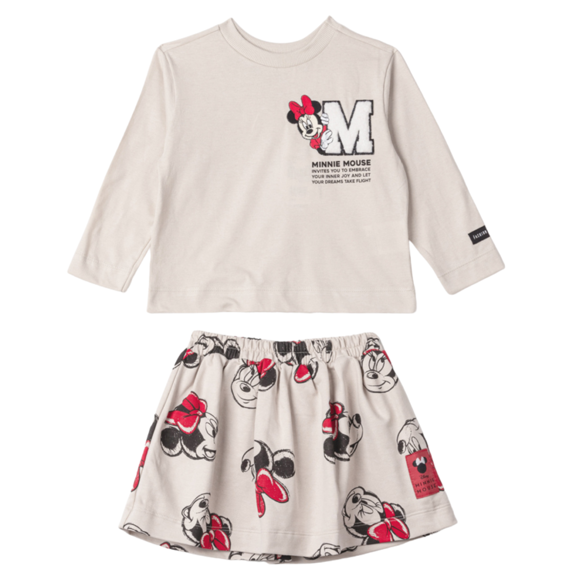 Conjunto Infantil Minnie Mouse Disney Animê