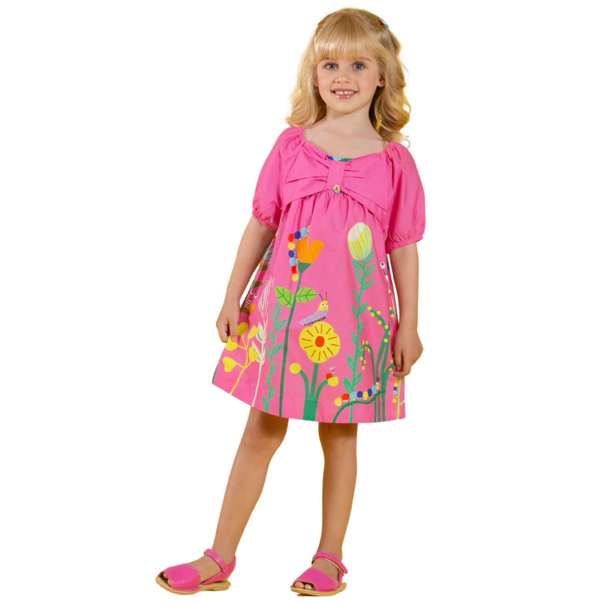 Vestido Infantil Cultivando Jardim Precoce