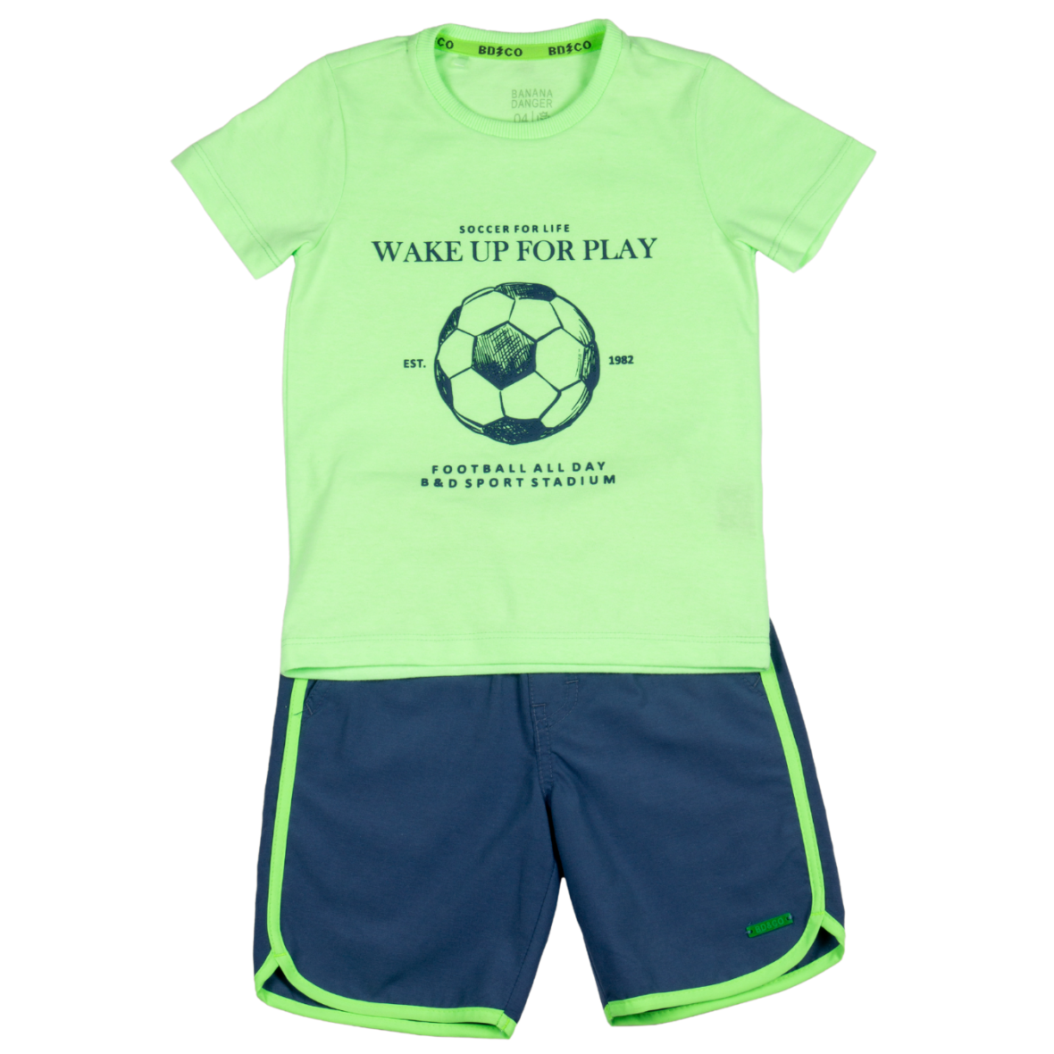 Conjunto Infantil Futebol Banana Danger