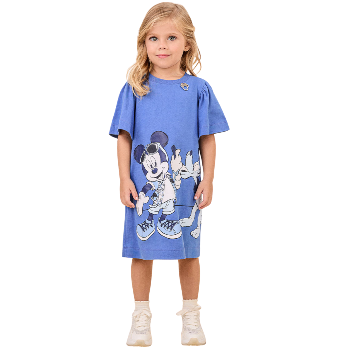 Vestido Infantil Mickey e Amigos Disney Animê