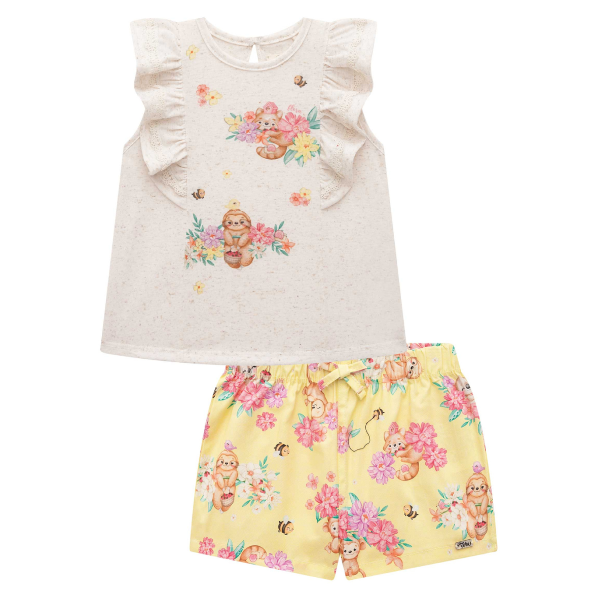 Conjunto Infantil Flora Infanti