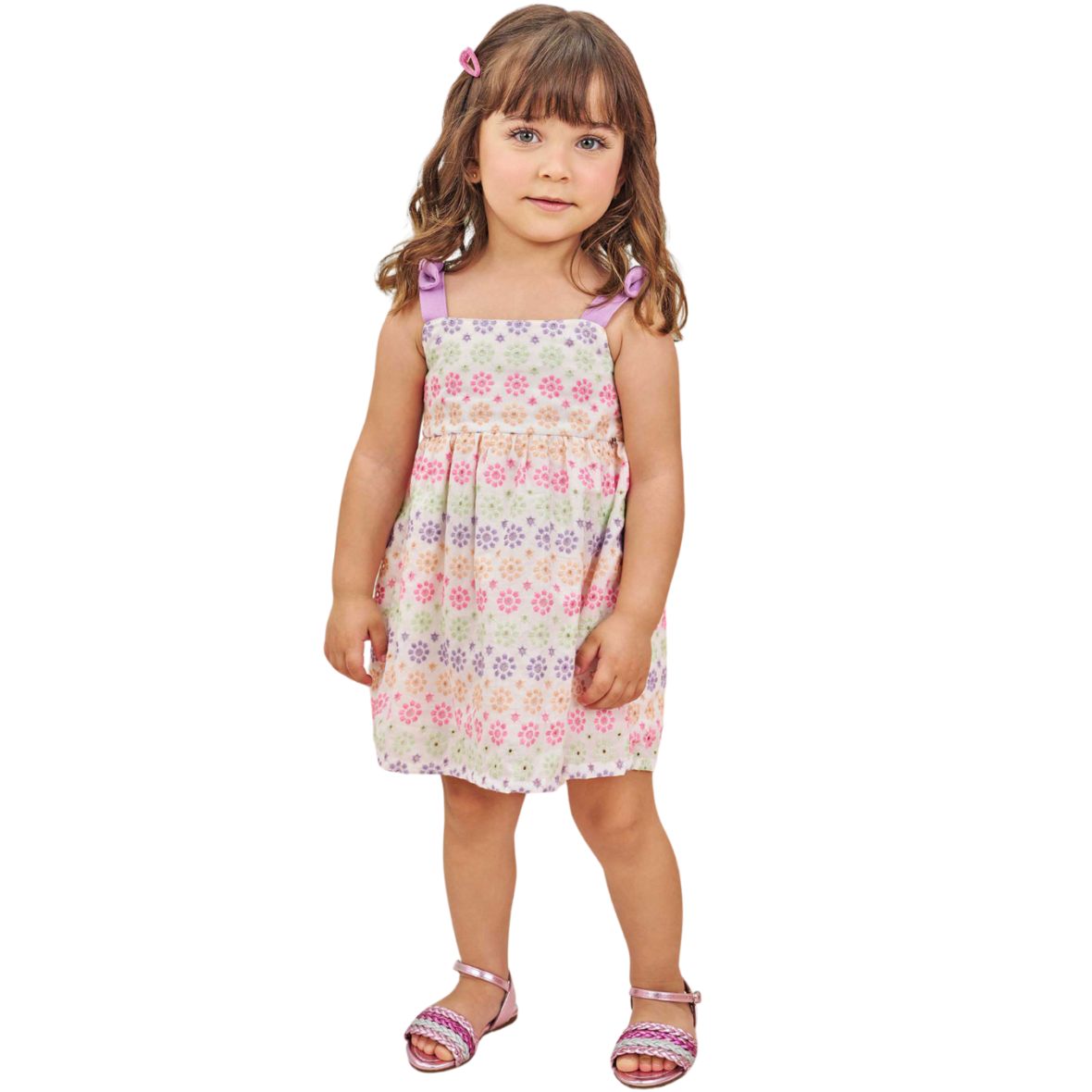 Vestido Infantil em Laise Floreale Infanti