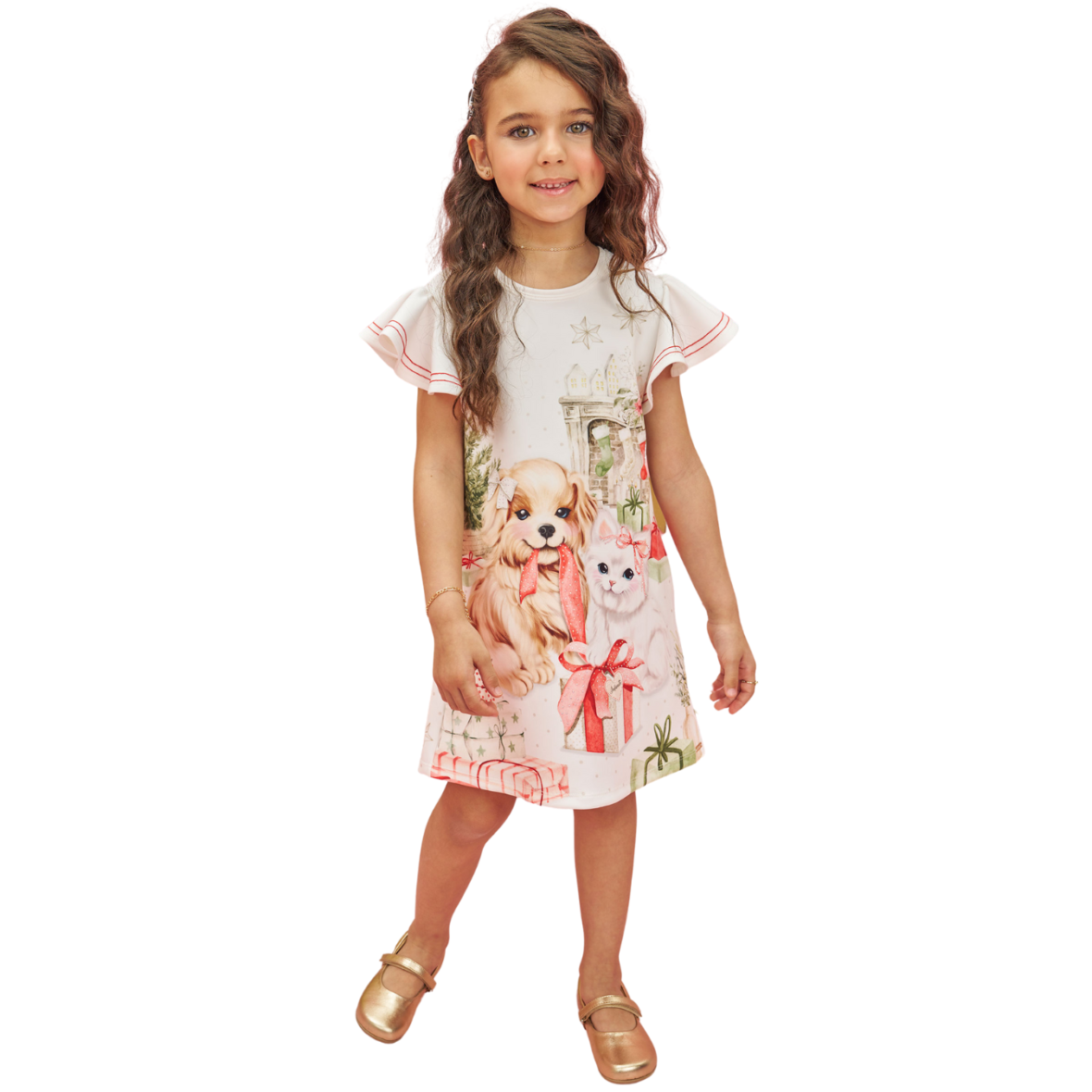 Vestido Infantil em Fly Tech Infanti