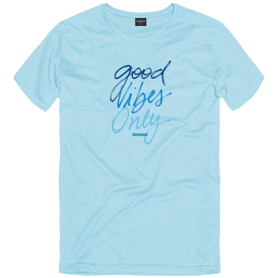 Camiseta Infantil Good Vibes Only King & Joe Play