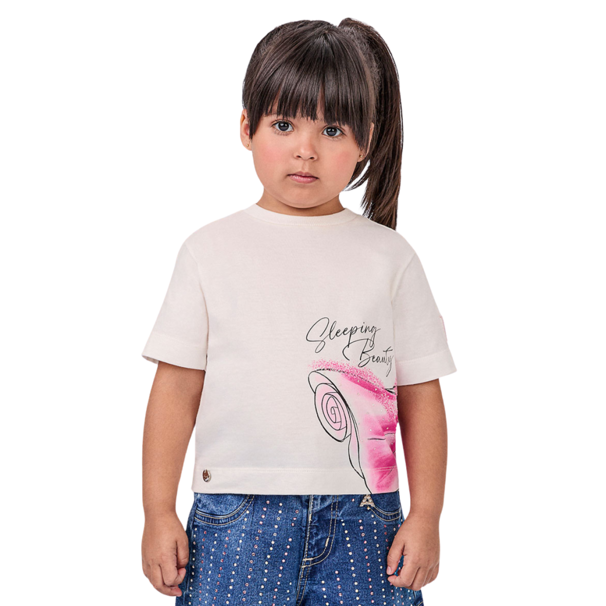 Blusa Infantil da Princesa Aurora Animê