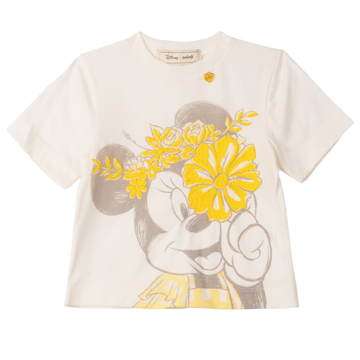 Blusa Infantil Off White da Minnie Mouse Animê