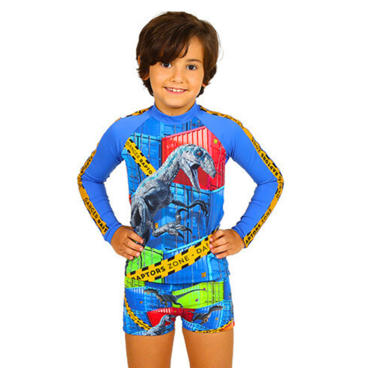 Kit Praia Masculino Raptores Siri Kids