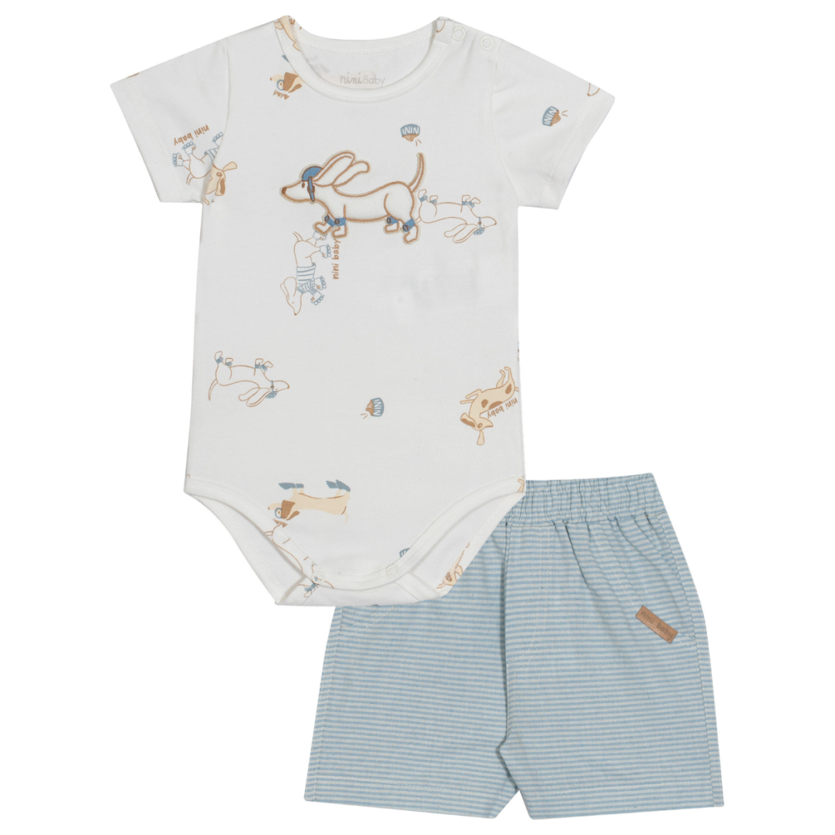 Conjunto Bebê Menino Diversão Radical Nini & Bambini