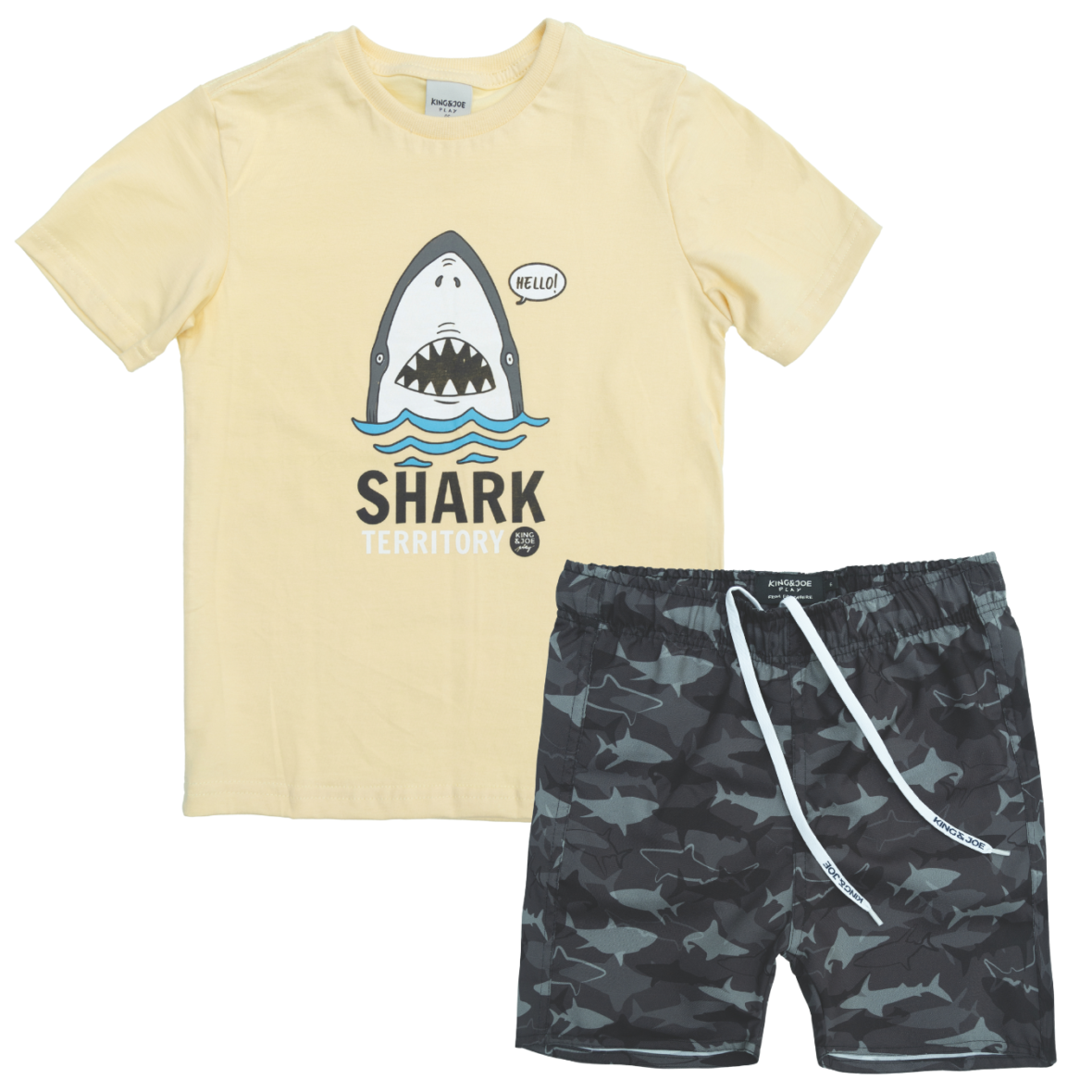 Conjunto Infantil Shark King & Joe Play