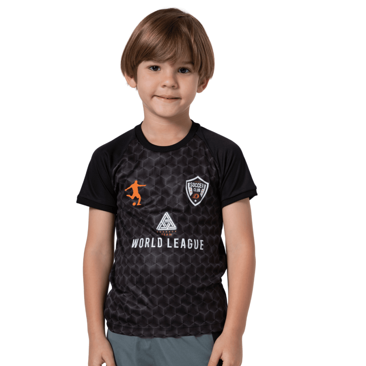 Camiseta Infantil Dry Fit World League Banana Danger