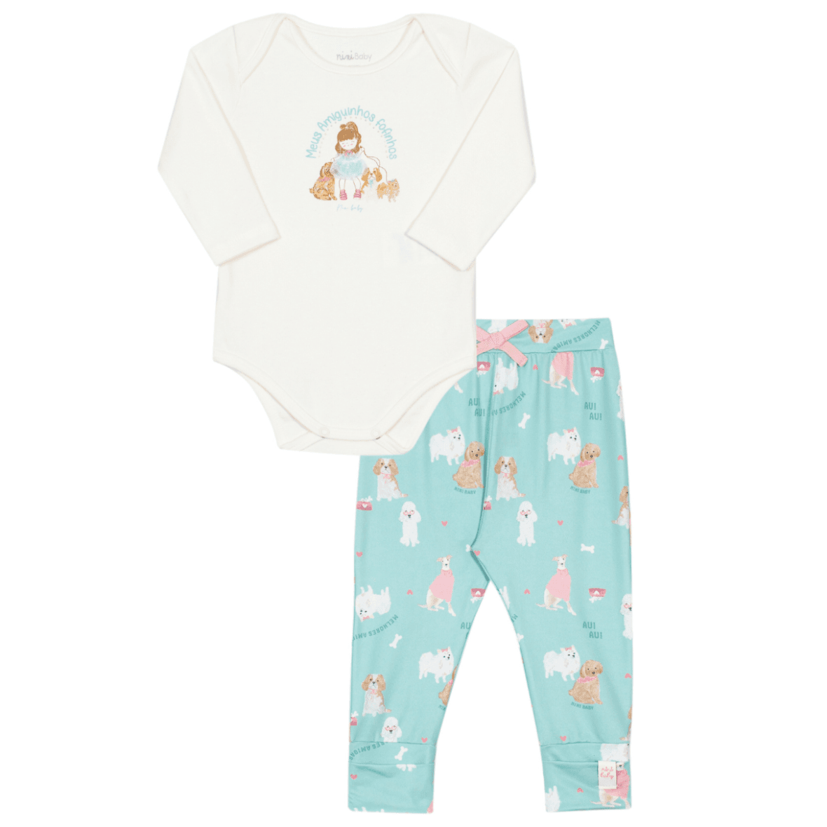 Conjunto Bebê Menina Melhores Amigos Nini & Bambini