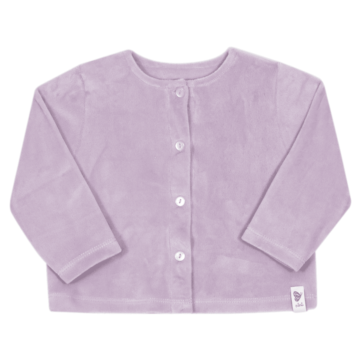 Casaco Bebê Menina em Plush Neve Lilás Nini & Bambini