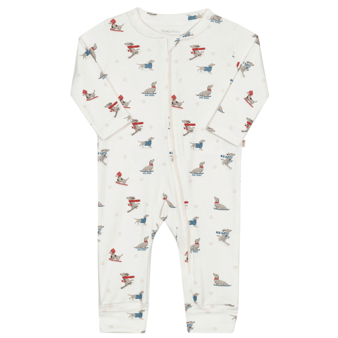 Macacão Bebê Menino Brincando na Neve Nini & Bambini