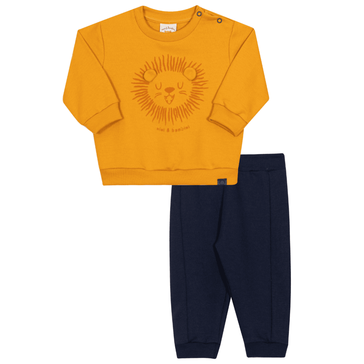 Conjunto Bebê Menino Lá na Selva Nini & Bambini