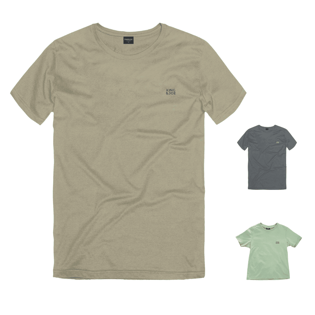 Camiseta Infantil Básica Logotipo King & Joe Play