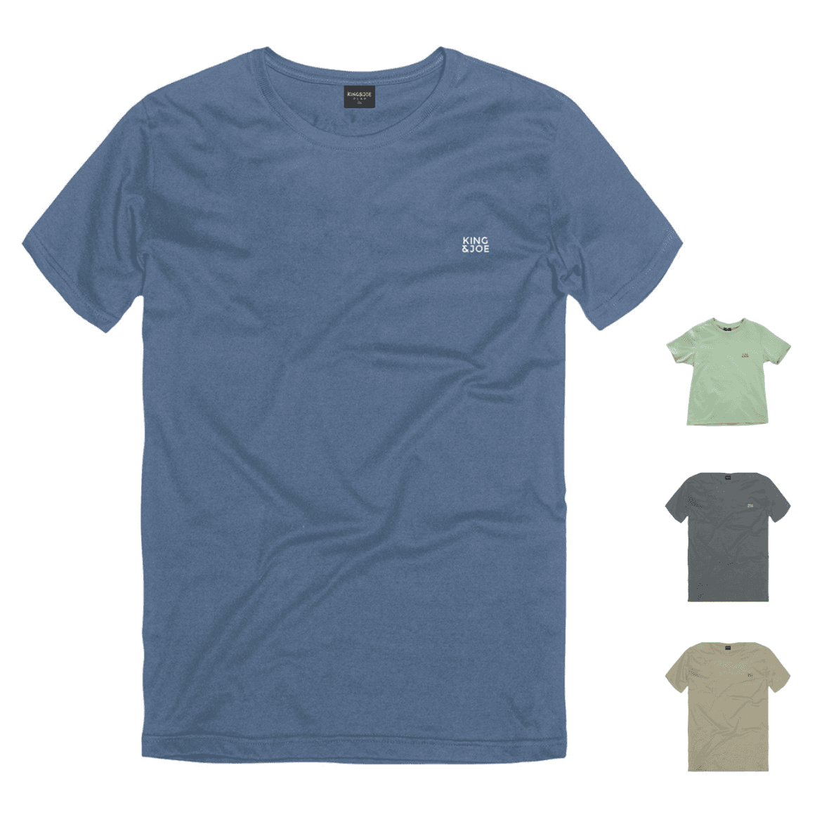 Camiseta Infantil Básica Logotipo King & Joe Play