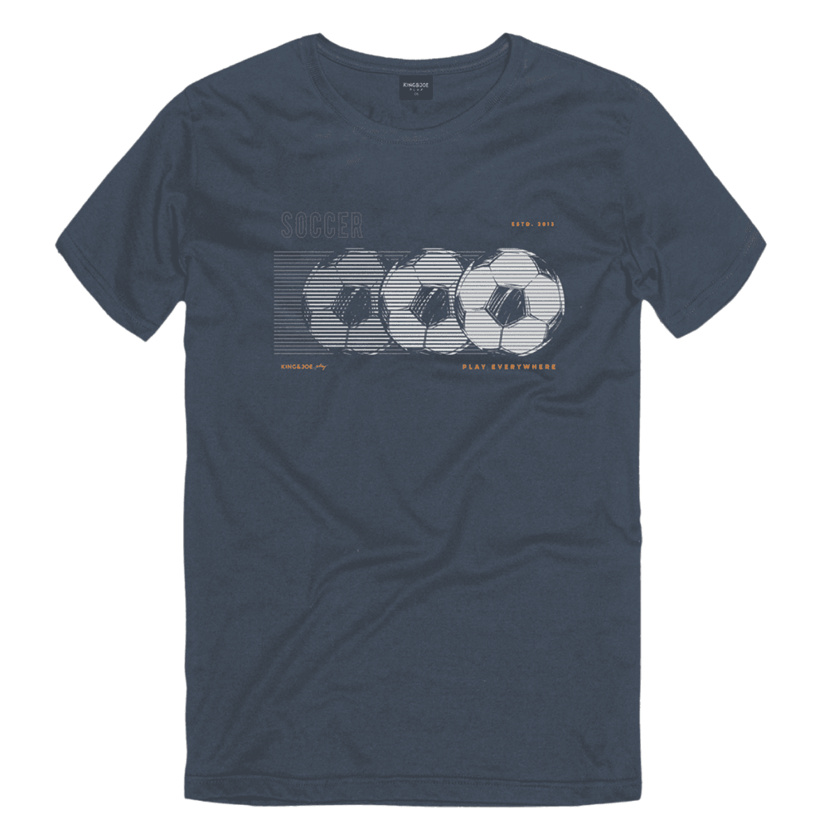 Camiseta Infantil Estampada Soccer King & Joe Play