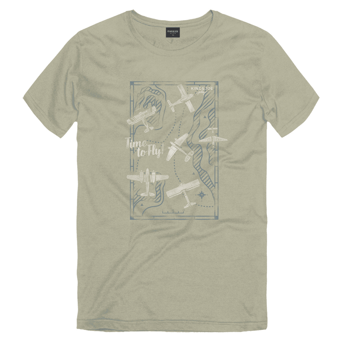 Camiseta Infantil Estampada Time To Fly King & Joe Play