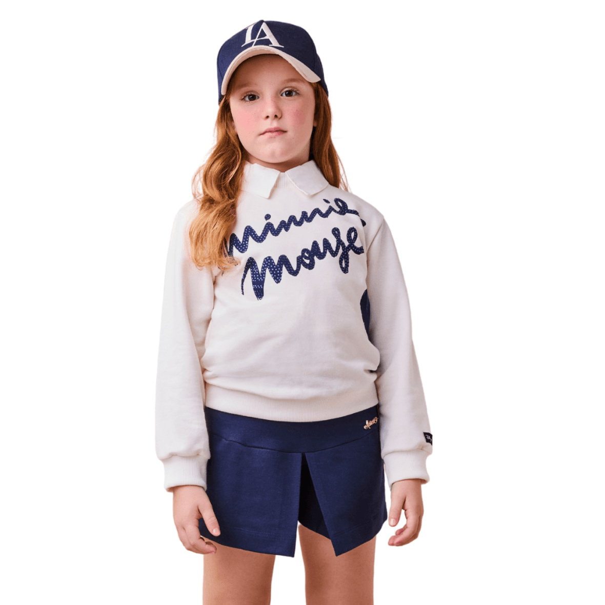 Conjunto Infantil Disney Minnie Azul Animê