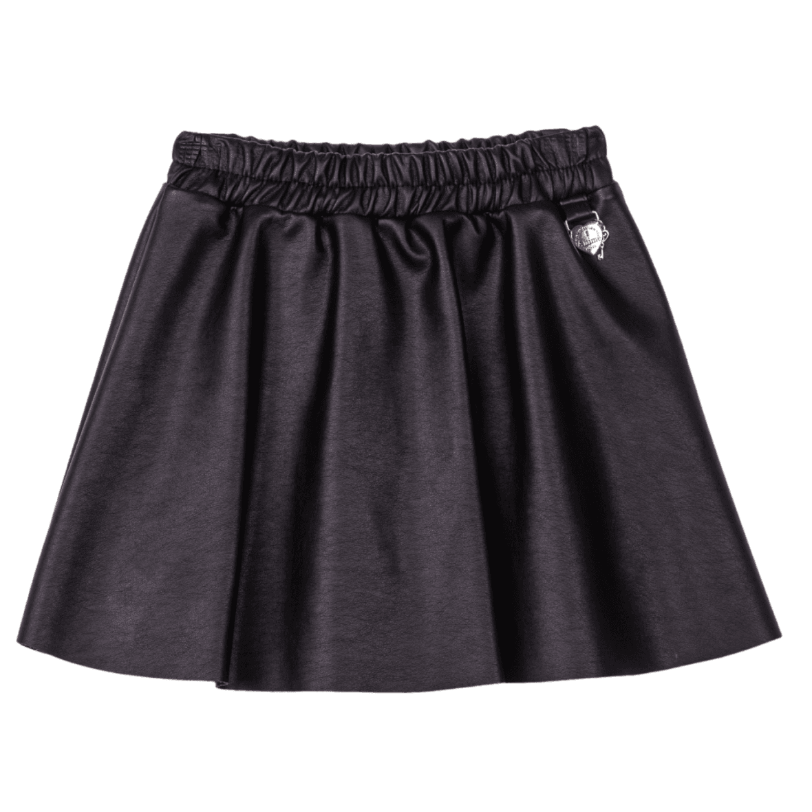 Saia Infantil Fake Leather com Forro de Short Animê