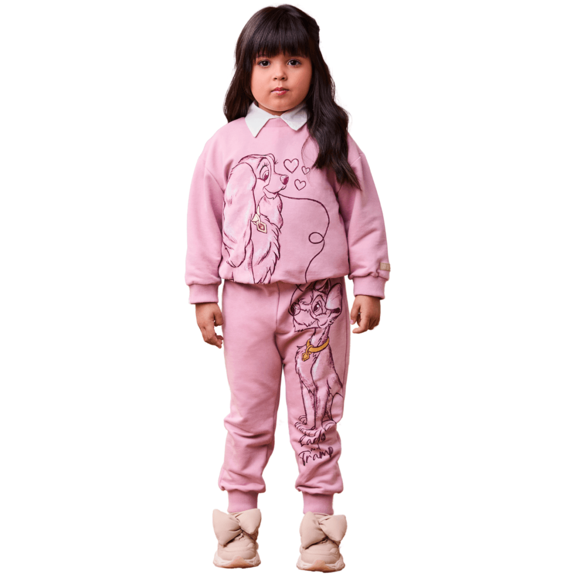 Conjunto Infantil A Dama e O Vagabundo Animê