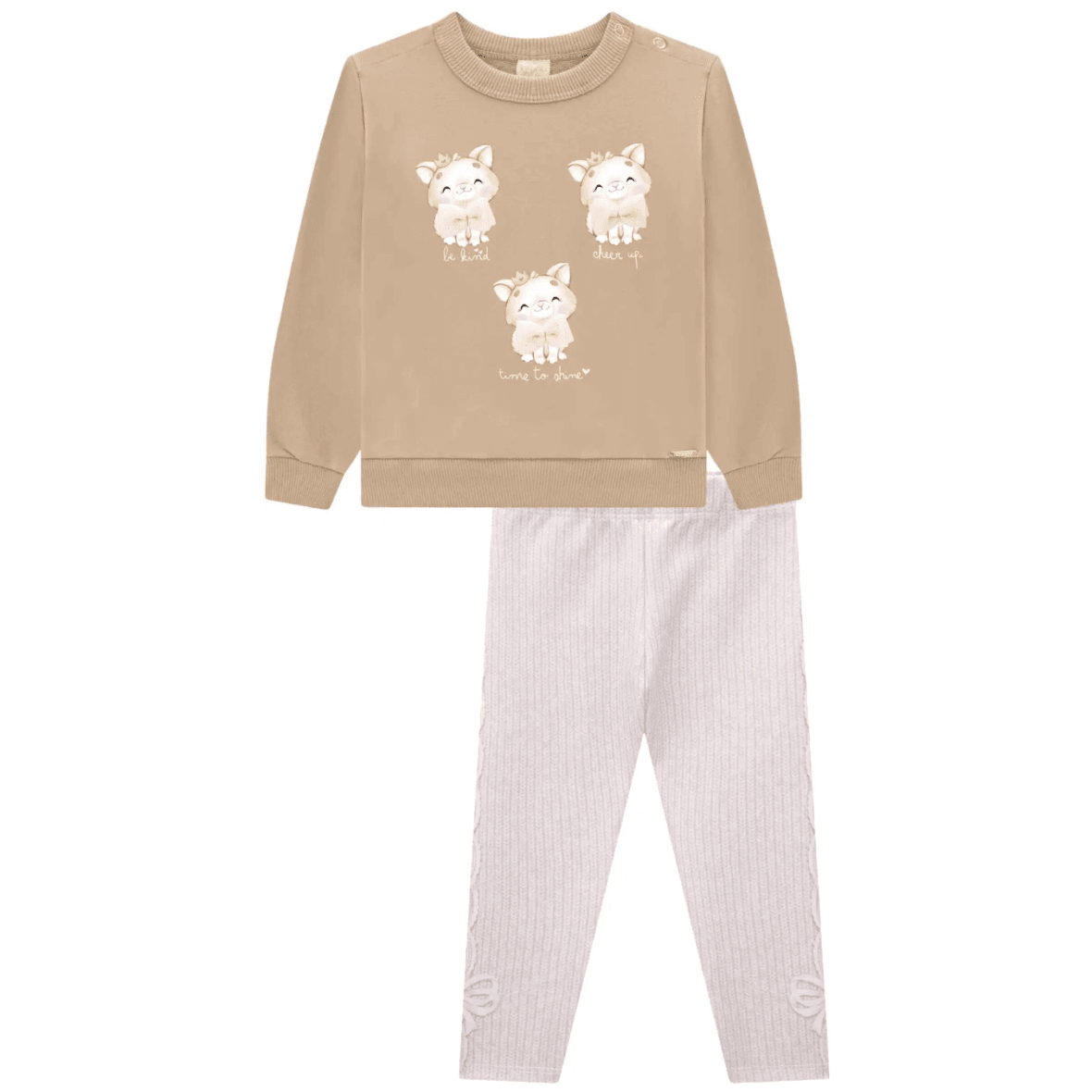 Conjunto Infantil Blusão e Legging Infanti