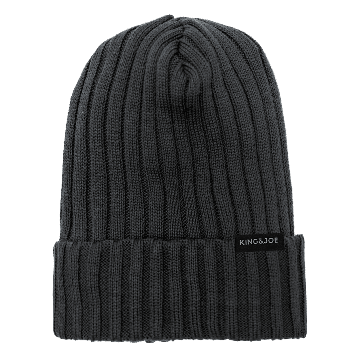 Gorro Infantil Tricô Canelado Preto King & Joe Play