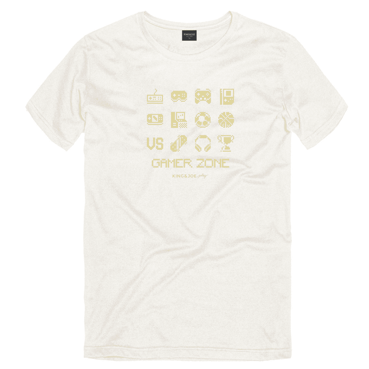 Camiseta Infantil Estampada Gamer King & Joe Play