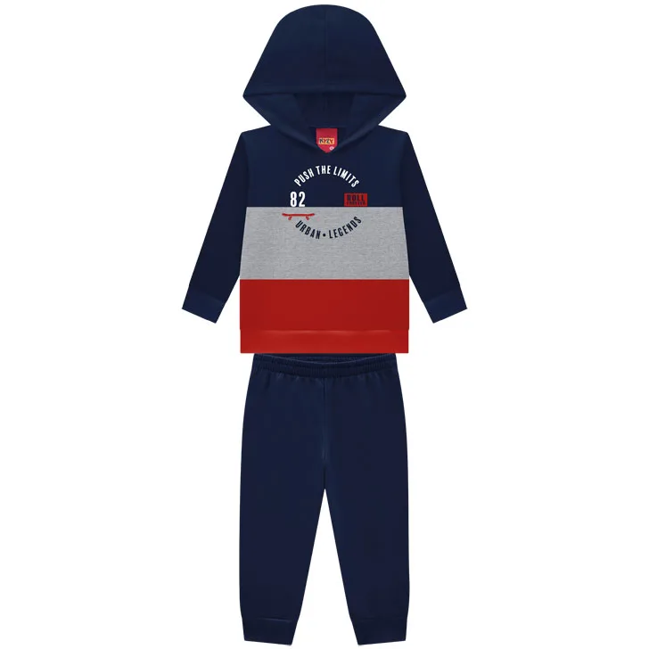 Conjunto Infantil Moletom Peluciado Kyly