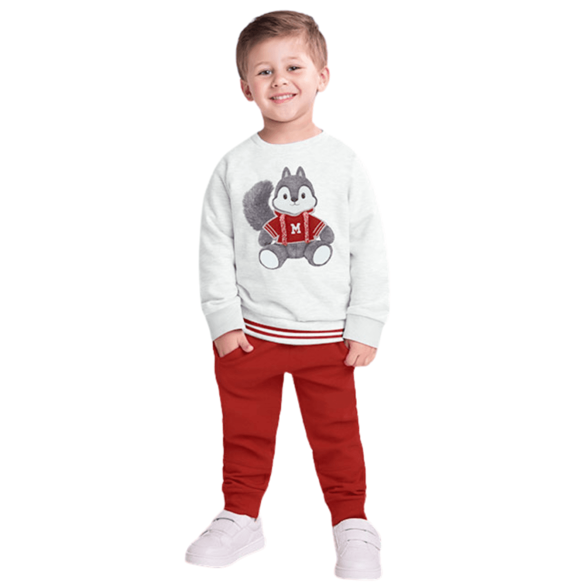 Conjunto Infantil Moletom Peluciado Milon